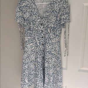 Multi print dress never worn